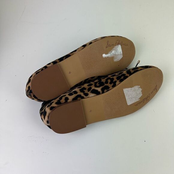 Sam Edelman Animal Print Ballet Flats - Felicia size 3 Big Girl - Picture 7 of 7